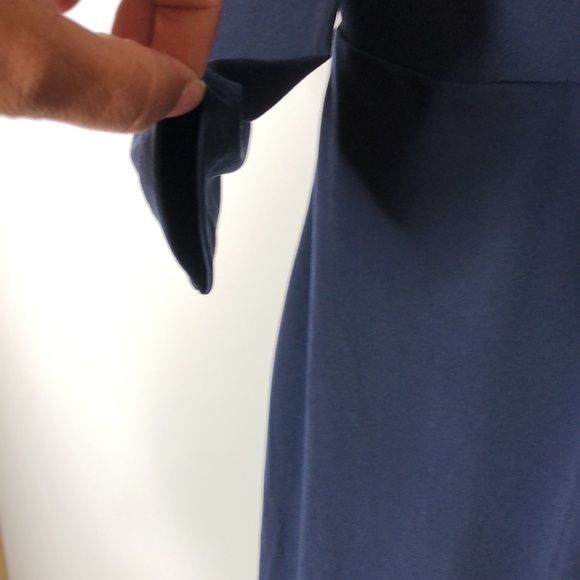 NWT Charter Club Faux Wrap Stretch Dress Blue Small S New with Tags NWT - Picture 7 of 10